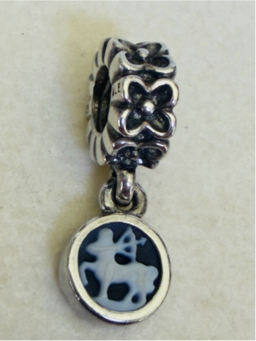 Pandora Sterling Silver Sagittarius Cameo Dangle Charm - 790500CAM12